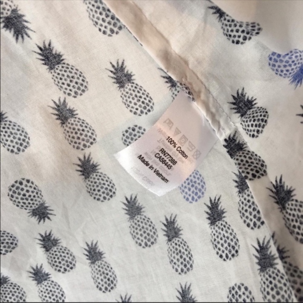 J. Crew Pineapple Print Button Down Shirt - image 5